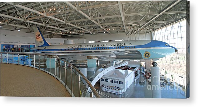Air Force One Acrylic Print featuring the photograph 27000 by Bob Hislop