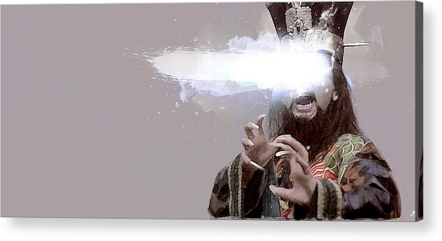 David Lo Pan Acrylic Print featuring the digital art David Lo Pan by Kurt Ramschissel