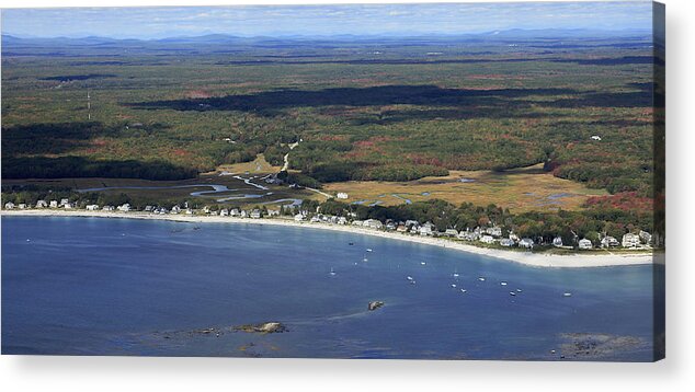 America Acrylic Print featuring the photograph Goose Rocks Beach, Kennebunkport by Dave Cleaveland