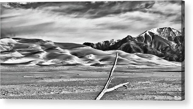 Great Sand Dunes National Monument Acrylic Print featuring the photograph Great Sand Dunes 1 by Ron White