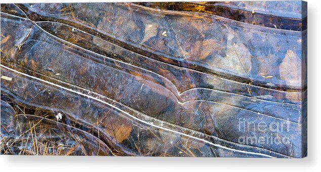 Maine Acrylic Print featuring the photograph Ice II by Steven Ralser
