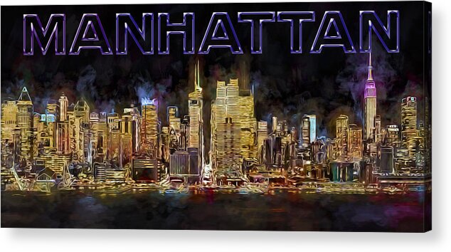 Empire State Building Acrylic Print featuring the photograph New York City Comes Alive At Sundown by Susan Candelario