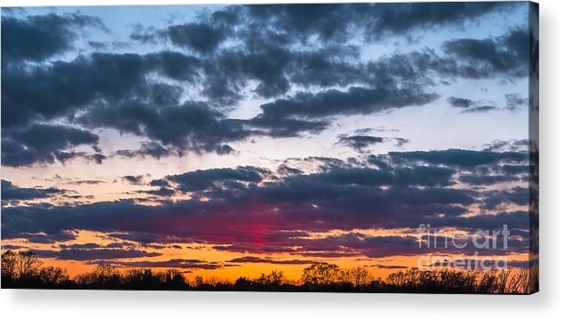 Sunset Acrylic Print featuring the photograph On The Way Home by Dan Hefle