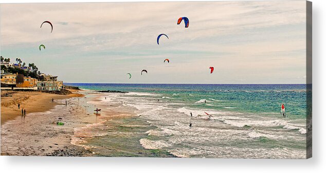 Malibu Acrylic Print featuring the photograph Play Day at County Line Beach by Lynn Bauer