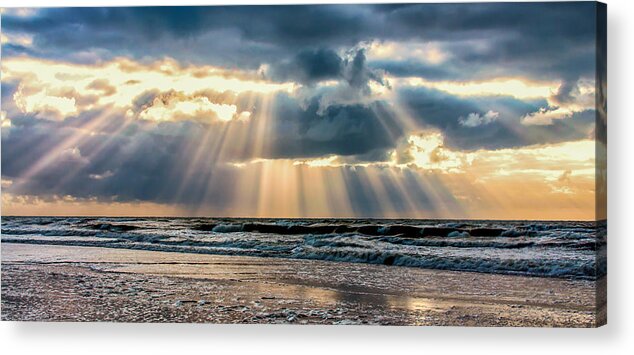 Light Acrylic Print featuring the photograph Rays of Light by Alex Hiemstra