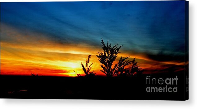 Sunset Overlooking Pacifica Ca Acrylic Print featuring the photograph Sunset overlooking Pacifica CA III by Jim Fitzpatrick
