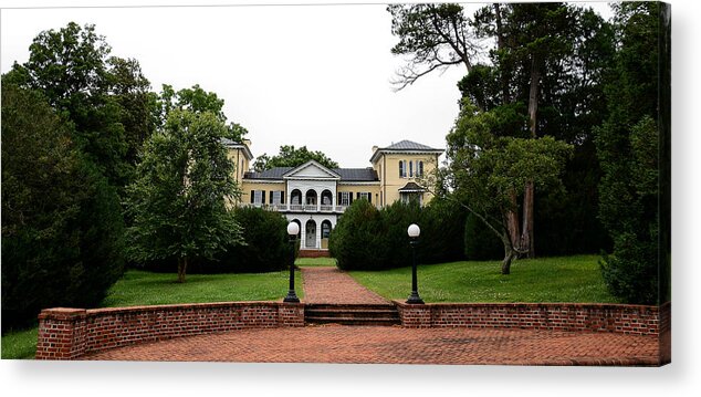 School Acrylic Print featuring the photograph Sweet Briar House by Todd Hostetter