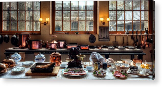 Victorian Kitchen Acrylic Print featuring the photograph Victorian Kitchen by Adrian Evans