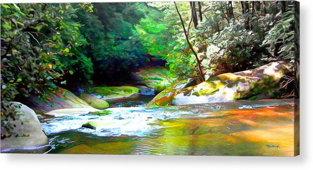 Rivers Acrylic Print featuring the photograph French Broad River filtered by Duane McCullough