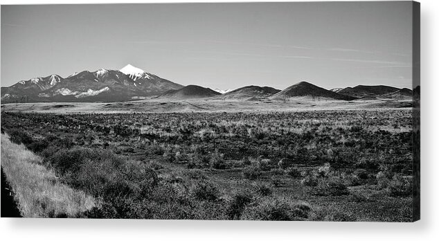 Landscape Acrylic Print featuring the photograph San Francisco Peaks by Gilbert Artiaga