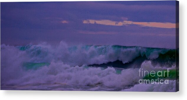 Powlet River Acrylic Print featuring the photograph Stormy Morning 4 by Blair Stuart