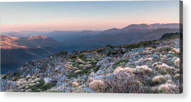 Falls Creek Acrylic Print featuring the photograph Upper Kiewa Valley by Mark Lucey