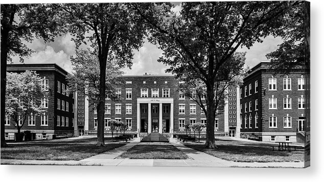 West Liberty University Acrylic Print featuring the photograph Main Hall - West Liberty University #1 by Mountain Dreams