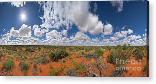 00477470 Acrylic Print featuring the photograph 360 of Clouds over Desert by Yva Momatiuk John Eastcott