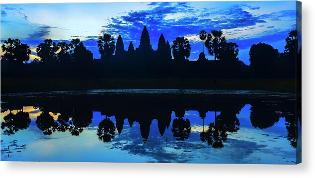 Angkor Acrylic Print featuring the photograph Angkor Dawn by Stephen Stookey
