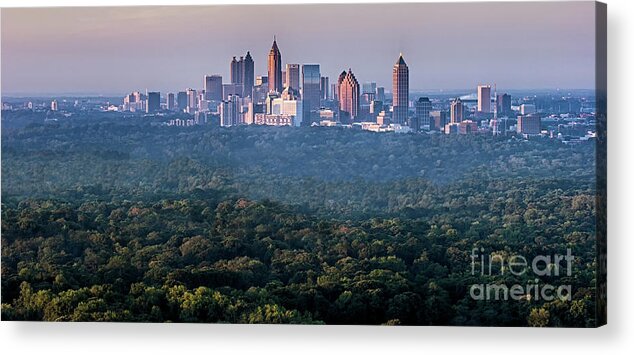 Atlanta Buildings Acrylic Print featuring the photograph Atlanta Skyline by Doug Sturgess