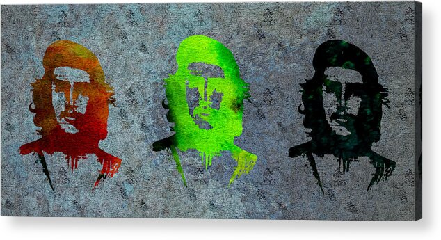 Che Acrylic Print featuring the digital art Che Wall Art by Thomas Leparskas