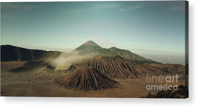 Photography Acrylic Print featuring the photograph Desert Mountain by MGL Meiklejohn Graphics Licensing