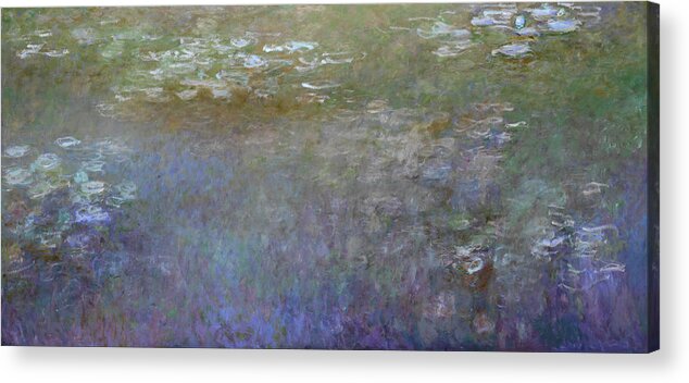 Abstract In The Living Room Acrylic Print featuring the digital art Inv Blend 7 Monet by David Bridburg