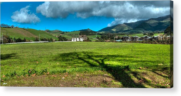 Acores Acrylic Print featuring the photograph Landscapes-27 by Joseph Amaral