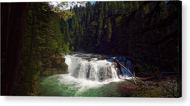 Lower Acrylic Print featuring the photograph Lower Lewis Falls by Thomas Hall