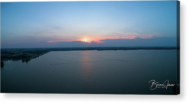  Acrylic Print featuring the photograph Orchard Island Sunset by Brian Jones