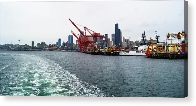 Seattle Acrylic Print featuring the photograph Queen City by D Justin Johns