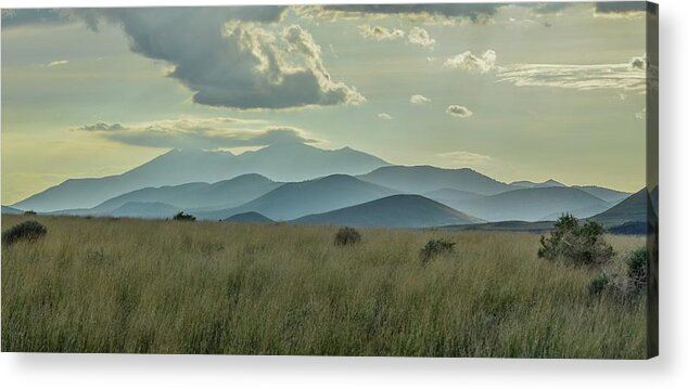 Humphreys Peak Acrylic Print featuring the photograph Sacred Mountain by Gaelyn Olmsted