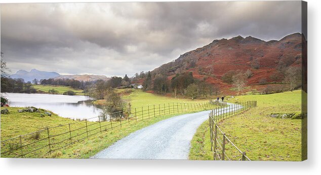 Agriculture Acrylic Print featuring the photograph Scenic cumbria by Chris Smith