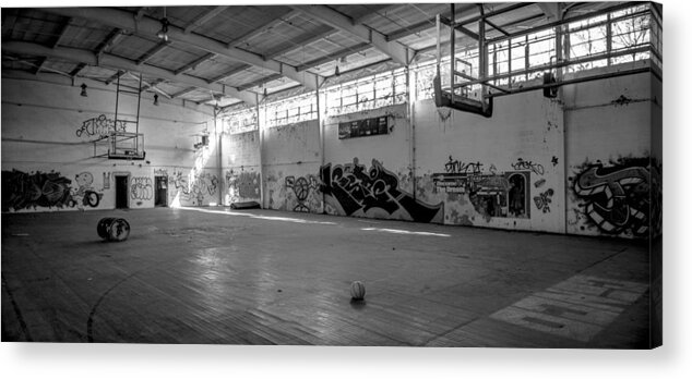 Abandoned Acrylic Print featuring the photograph Shooters Alley by Mike Dunn