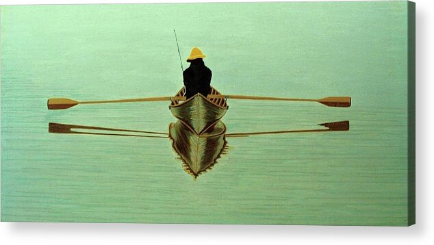 Water Scene Acrylic Print featuring the photograph Solitude by Jack Harries