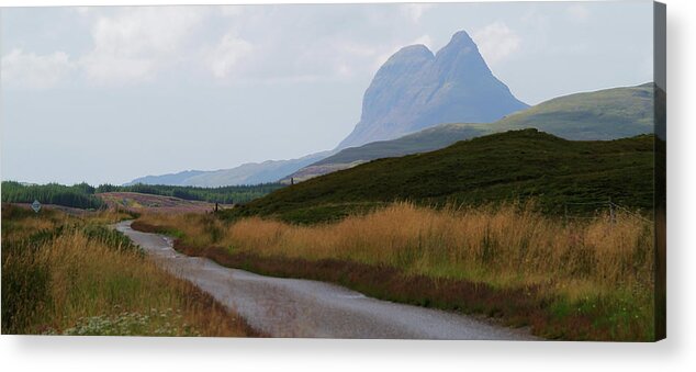 Mountain Acrylic Print featuring the photograph Suilven by Steve Watson