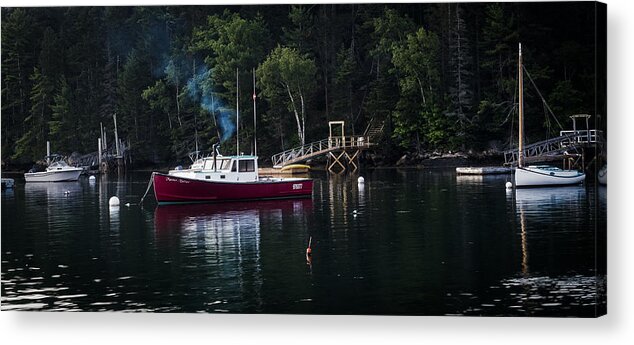 Harbor Acrylic Print featuring the photograph Tranquil Morning by David Kay