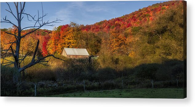 Fall Acrylic Print featuring the photograph Tucked away by Mark Papke
