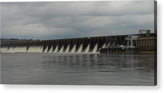 Water Acrylic Print featuring the photograph Wilson Dam by Carl Moore
