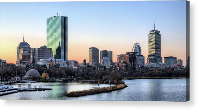 Boston Acrylic Print featuring the photograph Back Bay Sunrise by JC Findley