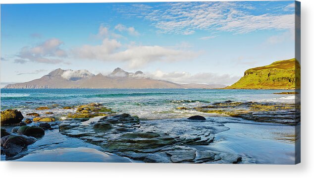Scenics Acrylic Print featuring the photograph Isle Of Rum by Dave Moorhouse