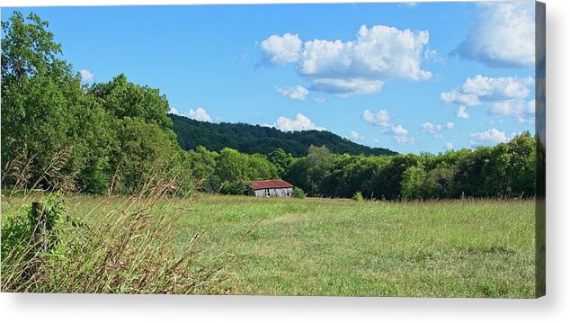 Landscape Acrylic Print featuring the photograph Old Barn 2 by John Benedict