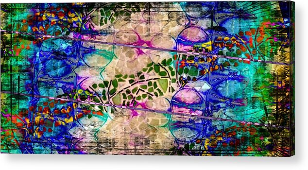 8 Acrylic Print featuring the digital art Right Path 8 by Scott S Baker