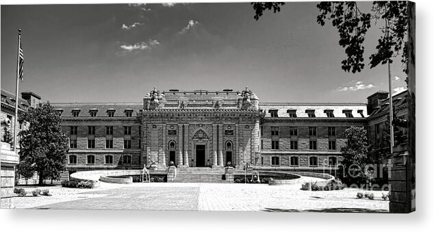 Bancroft Acrylic Print featuring the photograph USNA Bancroft Hall by Olivier Le Queinec