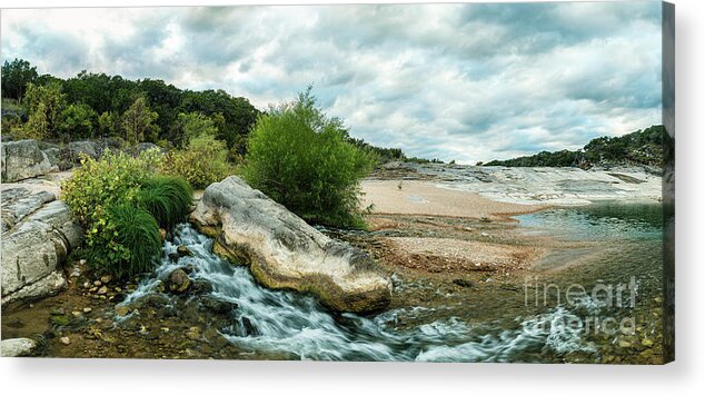 Johnson City Acrylic Print featuring the photograph Pedernales Falls #4 by Raul Rodriguez