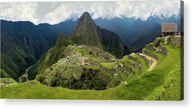 Machu Picchu Acrylic Print featuring the photograph Machu Picchu by Christine Ley