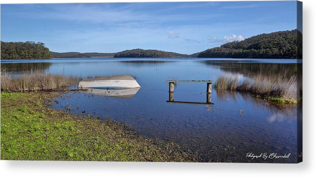 Myall Lakes Nsw Australia Acrylic Print featuring the digital art Myall Lakes 51 by Kevin Chippindall