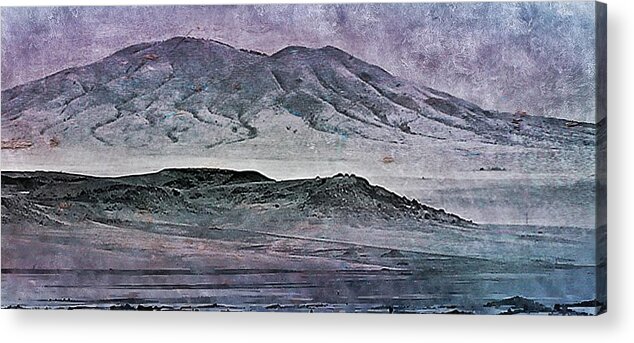 New Mexico Acrylic Print featuring the mixed media New Mexico by Ally White