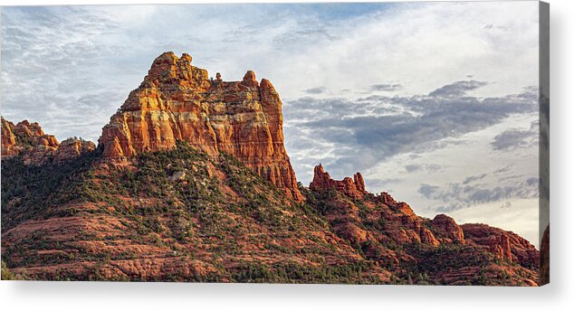 Arizona Acrylic Print featuring the photograph Sedona Red Rocks 14 by Randy Bayne