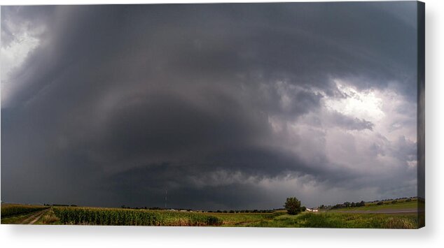 Nebraskasc Acrylic Print featuring the photograph When there is Thunder 006 by Dale Kaminski