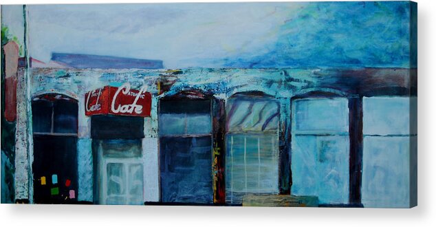 Atomic Acrylic Print featuring the painting Atomic Cafe by Richard Willson