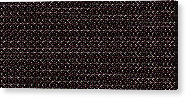 Bruce Acrylic Print featuring the painting Fractal Pattern 229 by Bruce Nutting