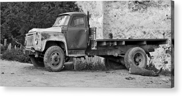 Transport Acrylic Print featuring the photograph Old truck by Ivan Slosar