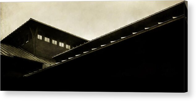 Architecture Photography Acrylic Print featuring the photograph Prairie Lines by Scott Norris